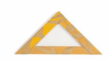 ACCARDI CARLA (1924-2014) Senza titolo 1984sicofoil su telaio in legno...