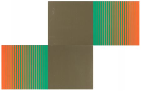 GETULIO ALVIANI (1939-2018) Rosso e verde = rosso + verde 1964-86idropittura...