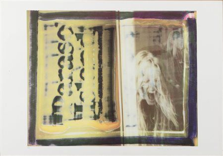 MAURIZIO GALIMBERTI (1956-) Parasolpigmenti su cartoncino cotone gr. 520cm...