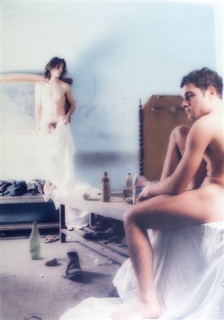 MATT COLLISHAW (1966-) Francesco e Gennaro1997c-print montato su alluminiocm...