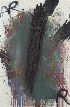 ARNULF RAINER (1929-) Hand und Fingermalerei 1983-84olio su tavola cm...