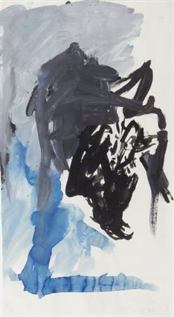 GEORG BASELITZ (1938-) Senza titolo 1977tecnica mista su carta cm...