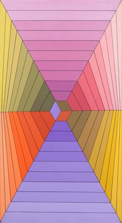 VICTOR VASARELY (1906-1997) Troon, n.P 1238 1988acrilico su tela cm...