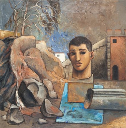 FONS BADA CARLOS (1956-) Vida terrera 1988olio su tela cm 130x130firmato sul...