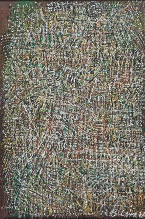 WILDING LUDWIG (1927-2010) Composizione A 14 60 1960disegno a mano su carta...