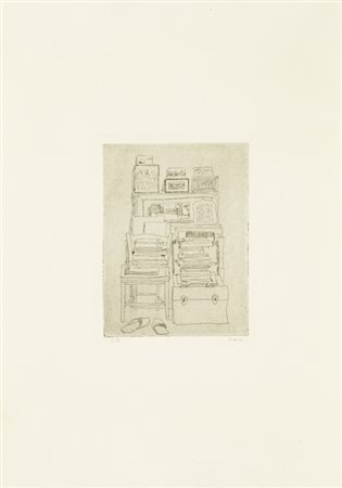 RENZO BIASION (1914-1996)Senza TitoloIncisioneLastra cm 20x14,5Foglio cm...