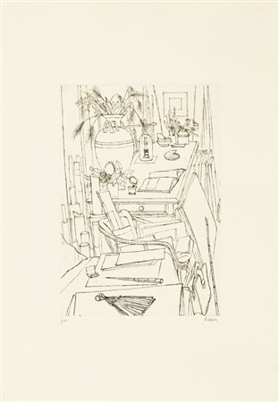 RENZO BIASION (1914-1996)Senza TitoloIncisioneLastra cm 28,5x20Foglio cm...