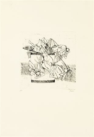 RENZO BIASION (1914-1996)Senza TitoloIncisioneLastra cm 21x20,5Foglio cm...