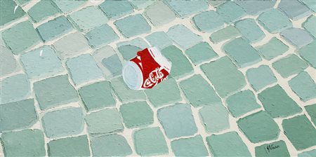 ALVARO CATTANEO (1938)Senza TitoloOlio su telacm 50x100Firma al fronteNumero...