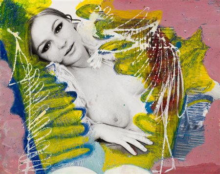 MARCO CINGOLANI (1961)Comics Tecnica mista su fotografiacm 21x26,8Firma e...