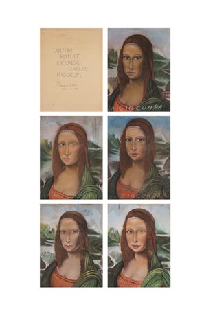 SARENCO (1945)Tantum potuit iucunda suadere malorum, 1976Tecnica mista su 6...