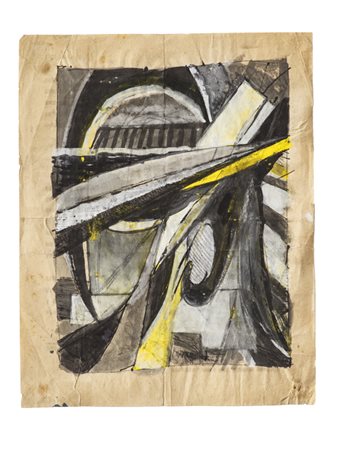 MAURO REGGIANI (1897-1980)Composizione, 1954Tecnica mista su cartacm...