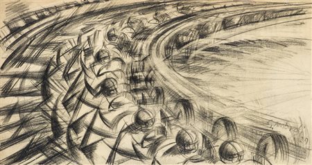 ALFREDO GAURO AMBROSI (1901-1945)Senza Titolo, 1929Tecnica mista su cartacm...