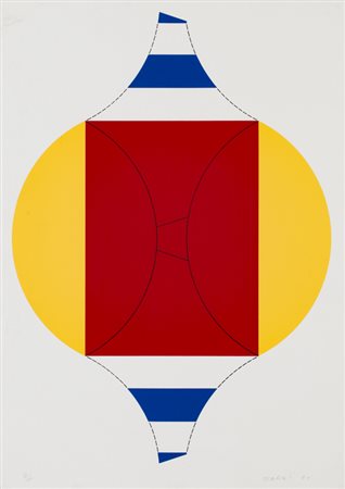 KATSUMI NAKAI (1927)Senza Titolo, 1970Litografiacm 70x50Firma, datazione e...