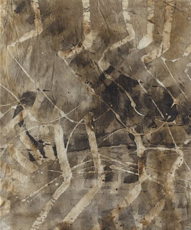 FRANCA PISANI (1956)Dialogo, 2010Ossidi su telacm 120x100x4Firma, titolo,...