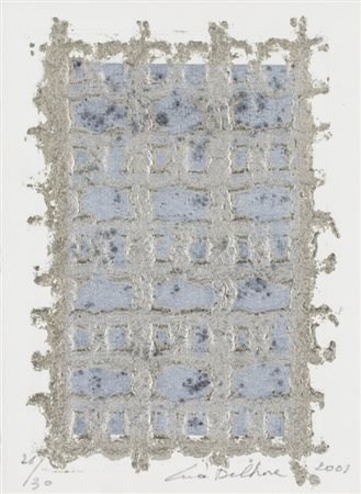 LUCE DELHOVE (1952)Senza Titolo, 2001Multiplo polimatericocm 17x12,5Firma,...