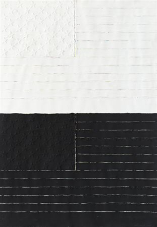 MARK WRIGHT (1962)Work of art, 2003Tempera e applicazioni su cartoncinocm...