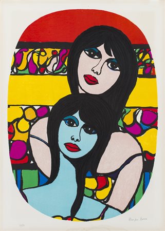 AUTORI VARILotto unico composto da:2 Litografie di Anthony De Witt, firmate e...