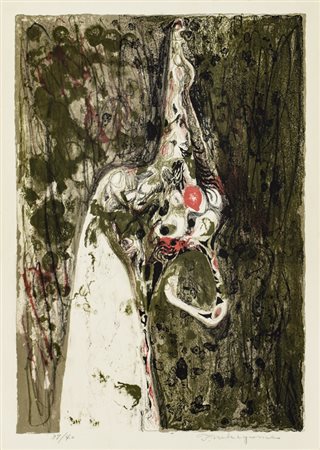 TADASHI NAKAYAMA (1927-2014)Senza TitoloLitografiacm 70,5x50,5Firma e...