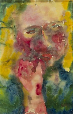 PIERO GAULI (1916-2012)Senza TitoloTecnica mista su cartacm 31x21Firma al...