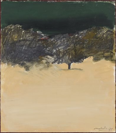 CARLO MATTIOLI (1911-1994)Senza Titolo, 1975Olio, tecnica mista e pastelli su...