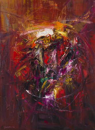 MARTINO BISACCO (1941)Magma, 2003Tecnica mista su telacm 80x60Firma al...