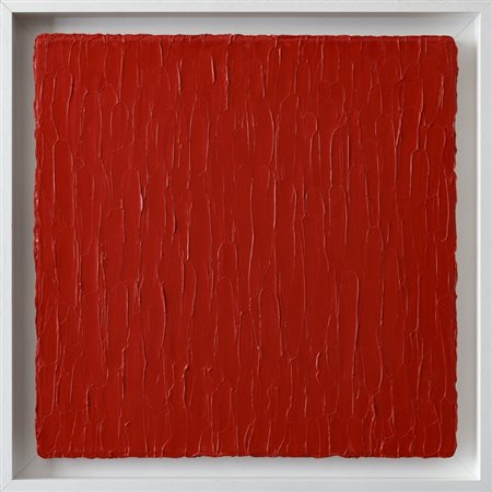 CHRISTIANE CONRAD (1949)Vermilion, 2016Olio su telacm 50x50Firma, titolo,...