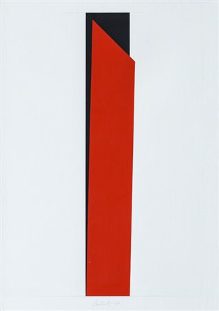 GIULIANO BARBANTI (1936)Senza Titolo, 1987Tempera su cartacm 50x35Firma e...