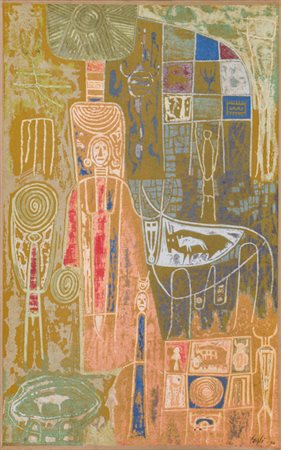 CORRADO CAGLI (1910-1976)Enigma Solare, 1974Unico serigrafico su carta...