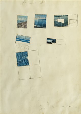 MARIO SCHIFANO (1934-1998)Senza Titolo, seconda metà anni '70Tecnica mista e...