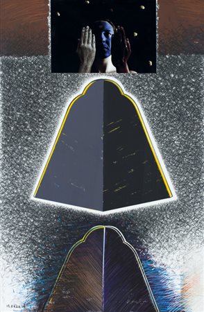 MICHELE ZAZA (1948)Pesaggio segreto, 2006Tecnica mista e fotografia su...