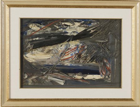 Piero Ruggeri (Torino 1930 – Avigliana 2009), “Paesaggio Informale”, Anni...