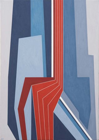 Gualtiero Nativi (Pistoia 1921 – Siena 1999), Firenze”, 1978. Olio su tela,...