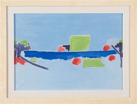 Giovanni Ciangottini (Umbertide 1912 – Bologna 1988), “Marina”. Olio su tela,...