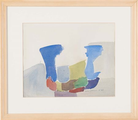 Giovanni Ciangottini (Umbertide 1912 – Bologna 1988), “Fantasia di Paese”,...