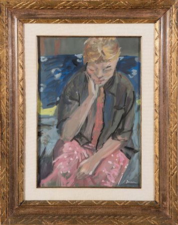 Enzo Faraoni (S. Stefano Magra 1920 - Firenze 2017), “La gonna rosa”, 1982....