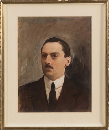 Bruno Saetti (Bologna 1902 – 1984), “Ritratto di Rodolfo Marchesi”, 1926....