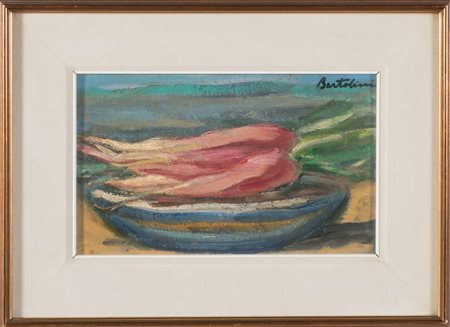 Luigi Bartolini (Cupramontana 1892 – Roma 1963), “Natura morta”. Olio su...