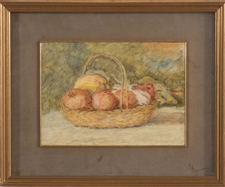 Germano Pessarelli (Aix-les-Bains 1928 – Bologna 2007), “Natura morta”. Olio...