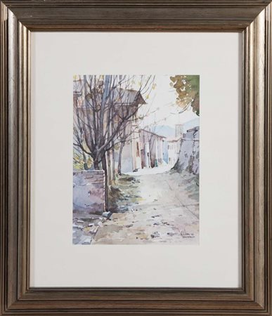 Bruno Ceccon (1924 - 1999), “Monteveglio”, 1978. Acquerello su carta,...