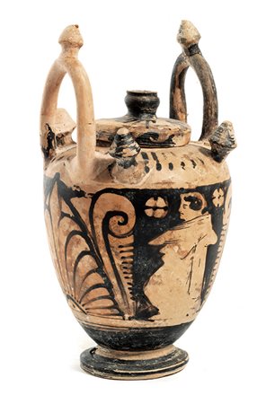 LEBES GAMIKOS DATAZIONE: VI-IV sec. a. C. MATERIA E TECNICA: argilla figulina...