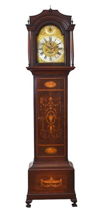 Orologio a torre inglese quadrante firmato Richard Collins London completo di...