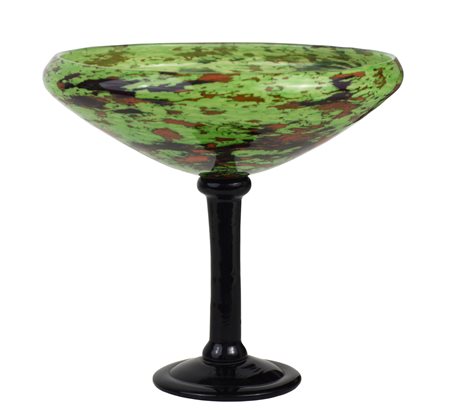 Coppa Schneider Le Verre Francais firmato alla base altezza cm 25, diametro...