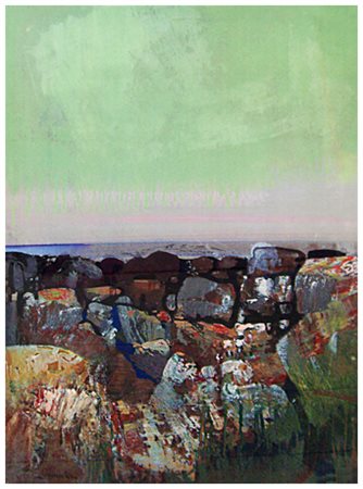 LEONARDO CREMONINI Bologna 1925 – Parigi 2010 Senza titolo Lito-serigrafia a...