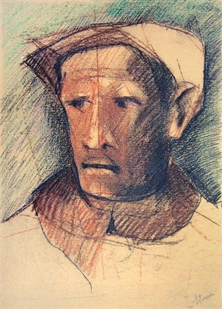 GINO TERRENI Martignana 1925 – Empoli 2015 Senza titolo Pastelli policromi su...