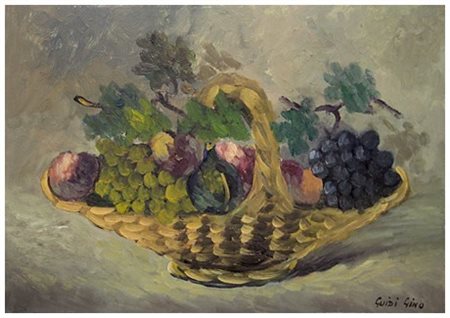 GINO GUIDI Livorno 1914 – Livorno 2000 Senza titolo Olio su faesite 35 x 50....