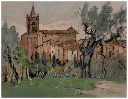 GIOVANNI LOMI Ardenza 1889 – Ardenza 1969 Terricciola (Pisa) 1940 Olio su...
