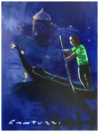 ELIANO FANTUZZI Modena 1909 – Verona 1987 Senza titolo Olio su tela 40 x 30....