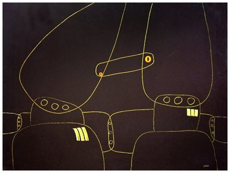 GIULIANO GHELLI Firenze 1944 – San Casciano Val di Pesa 2014 Racconto Olio su...