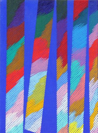 Piero DORAZIO (Roma 1927-07-29 Perugia 2005-05-17) Invena I 1981 olio su tela...